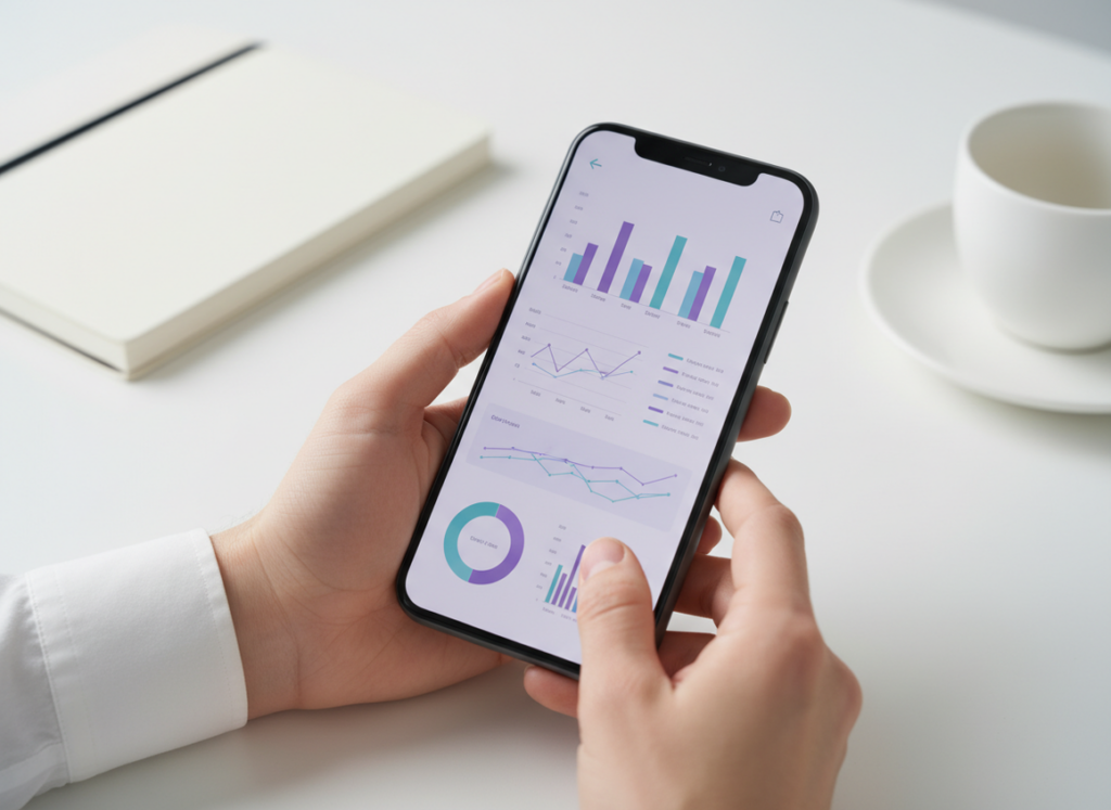 Mass Unfollow on Instagram: Safe Strategies: Professional product photography style, close-up of hands holding modern smartph